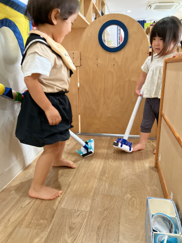 キレイにおそうじ♪